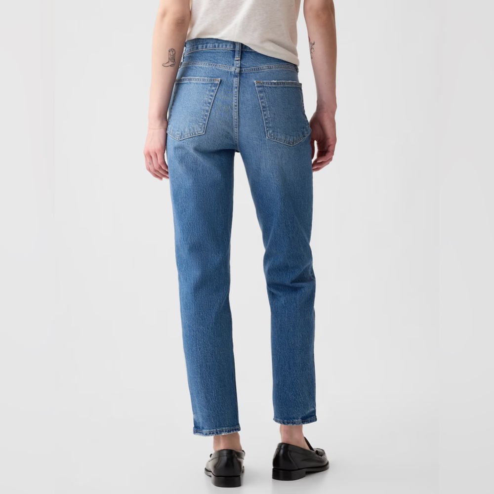 GAP Women's Straight Leg Jeans - Blue - Picture 11 of 16
